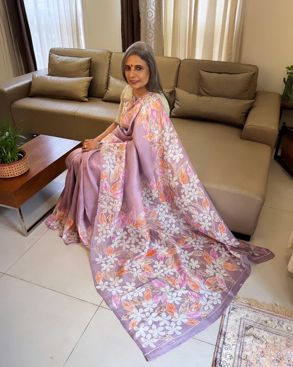 EE-X01364 Lilac Batik Sari