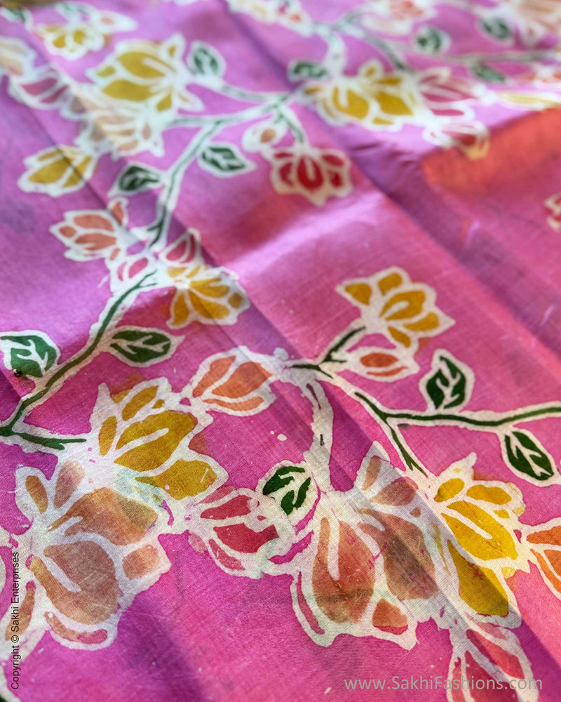 DP-X14065D Pink Batik Dupatta