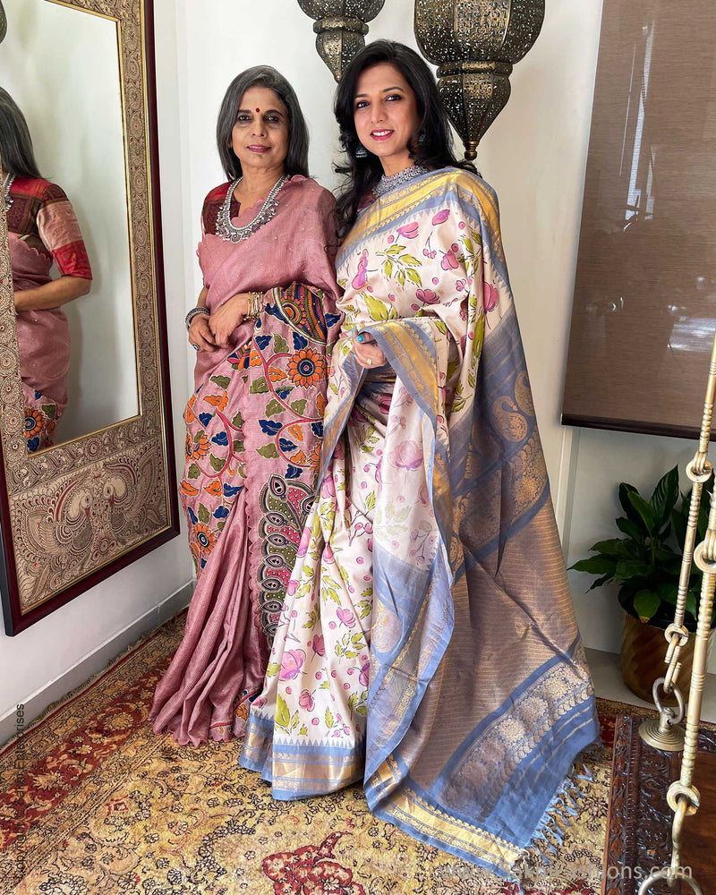 EE-V19693 Floral Gadwal Sari