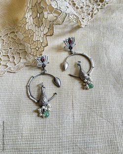 AJ-W01042 Silver Earrings