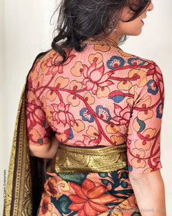 BL-W32065 Kalamkari Kanchi BlouseF