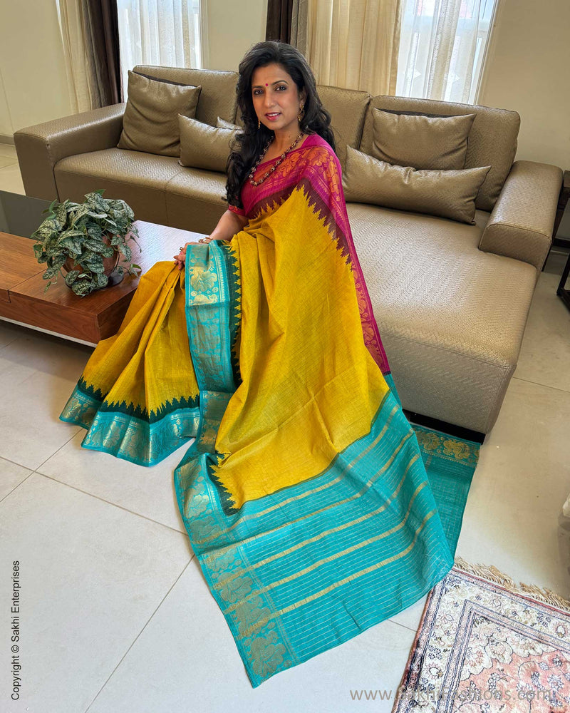 Amrithavahini - Kanchi Cotton Saree - Samprada Fashions