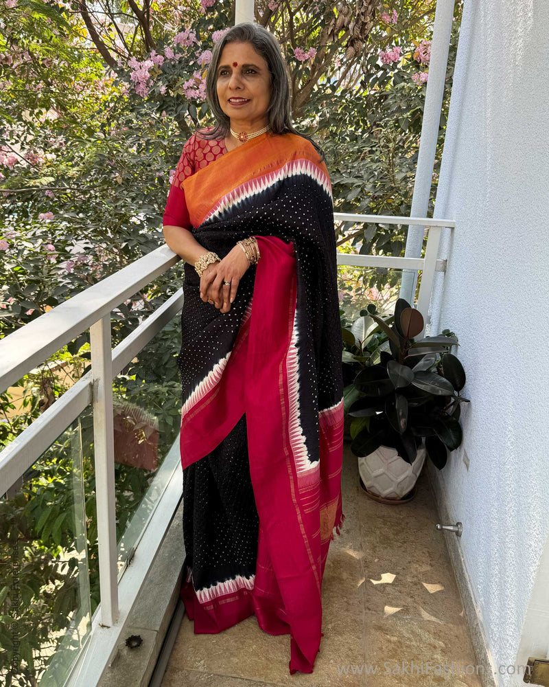 EE-W16197 Black Bandhini Kanchi