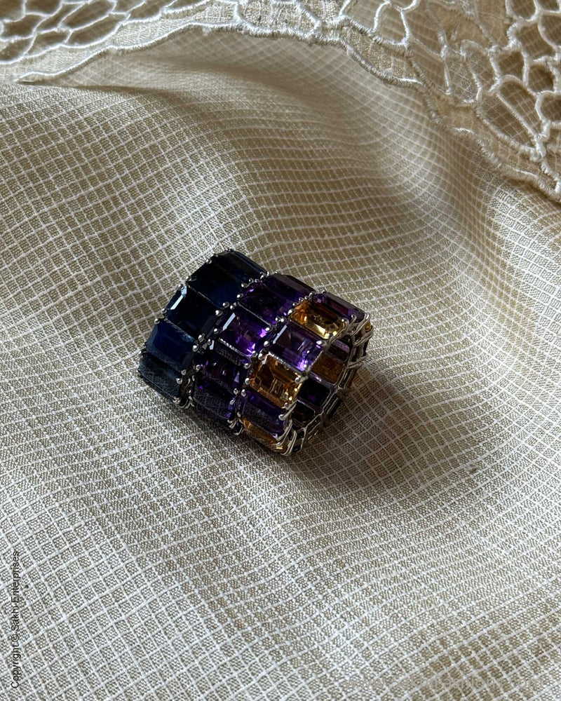 AS-W18415 Amethyst Finger ring