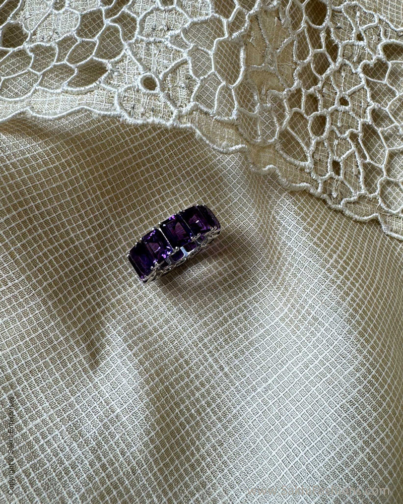 AS-W18415 Amethyst Finger ring