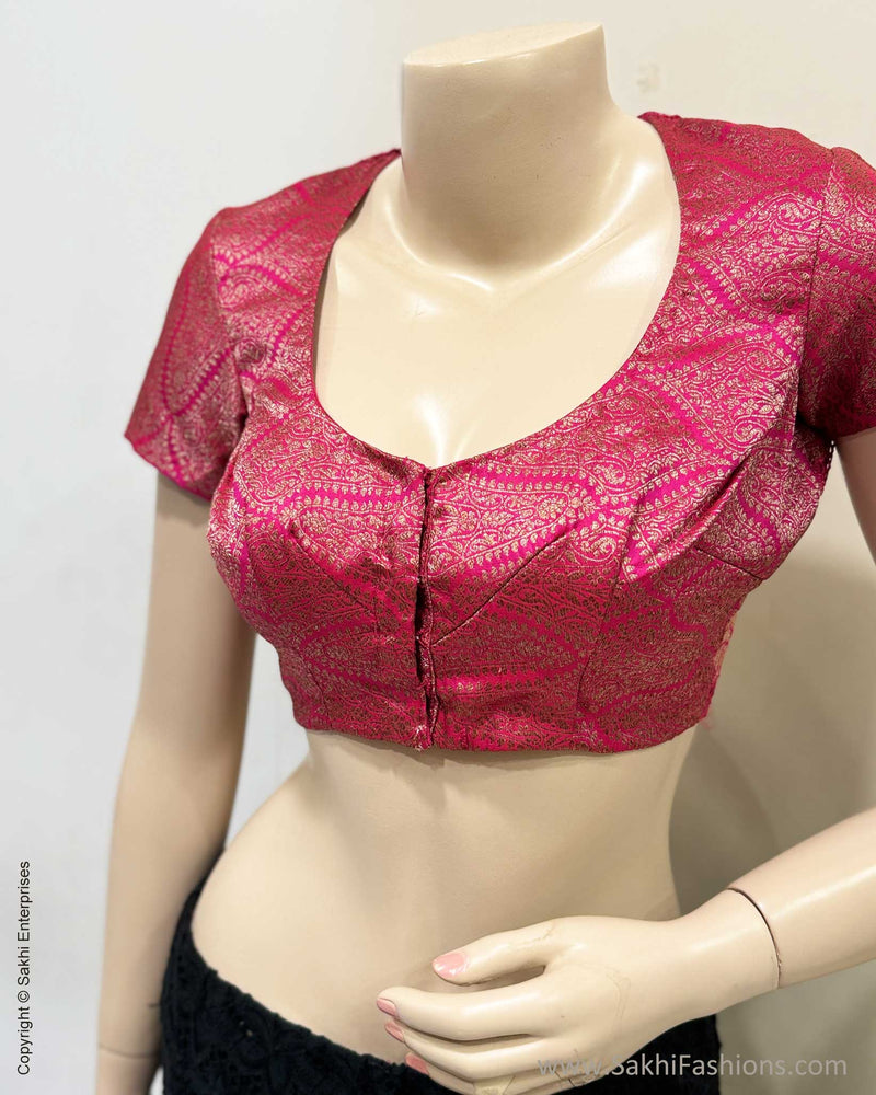 BL-W35261 Pink Cutwork Blouse