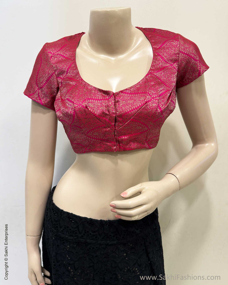 BL-W35261 Pink Cutwork Blouse