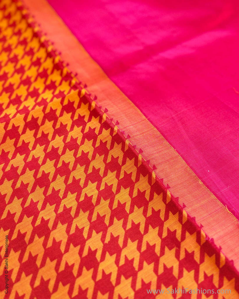 EE-S27984 BlockPrinted Kanchi