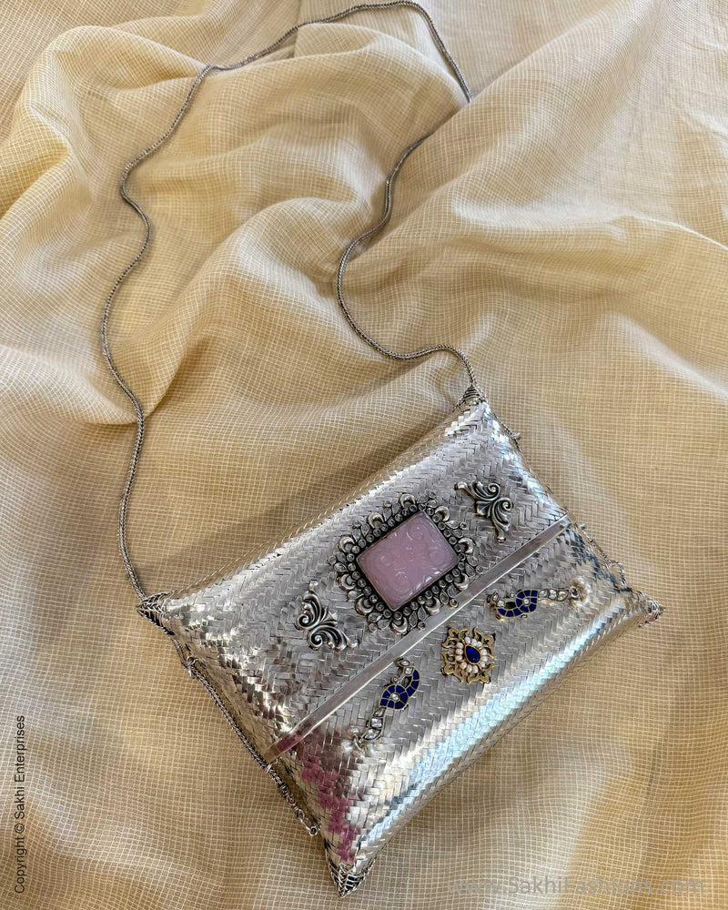 AS-X05575 Silver Clutch