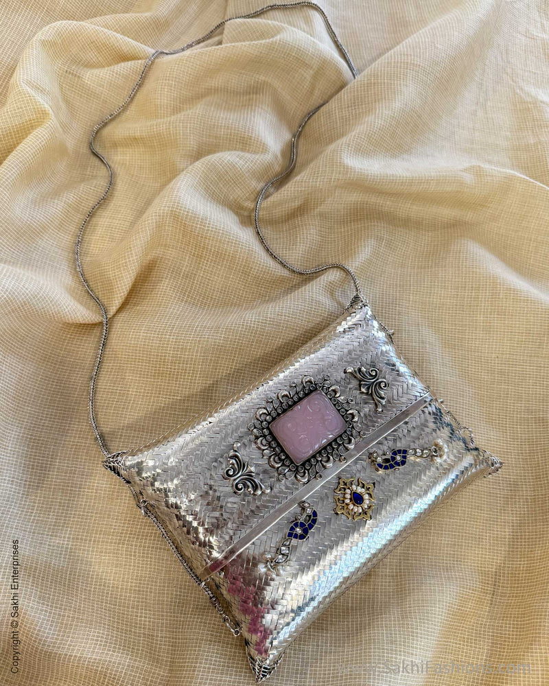 AS-X05575 Silver Clutch