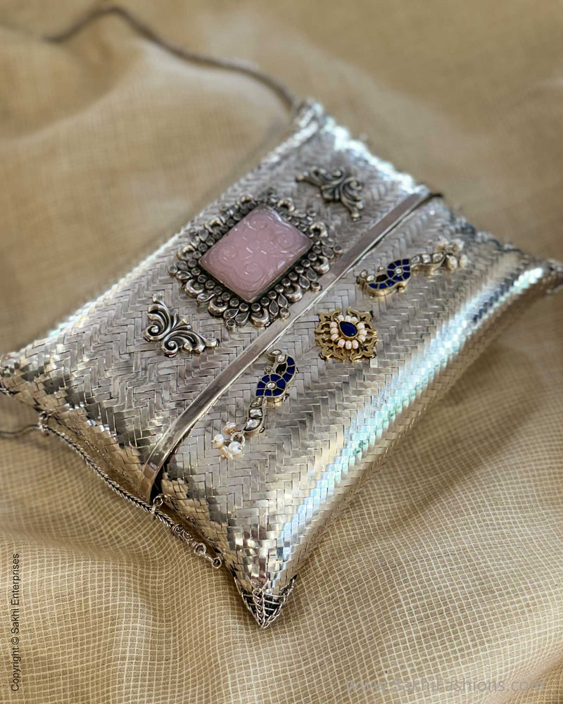 AS-X05575 Silver Clutch