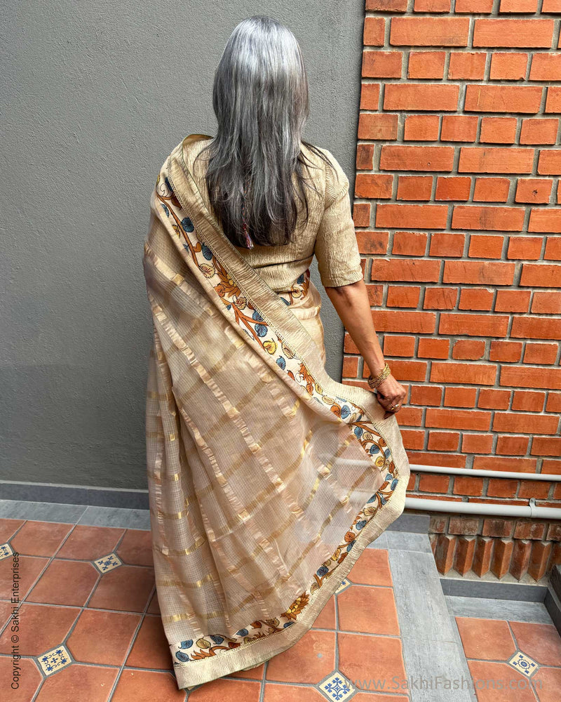 EE-X06388 Kalamkari Kota Cotton Sari