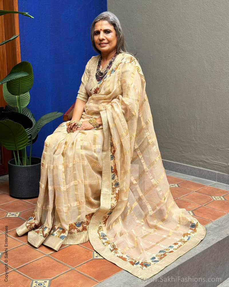 EE-X06388 Kalamkari Kota Cotton Sari