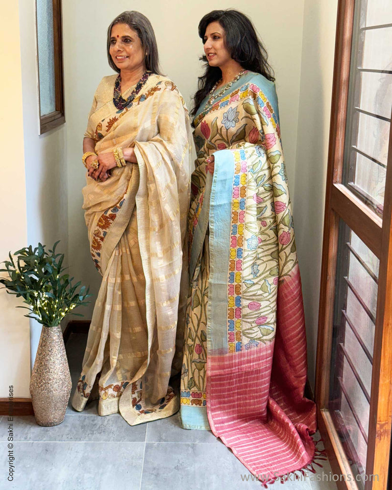 EE-X06388 Kalamkari Kota Cotton Sari