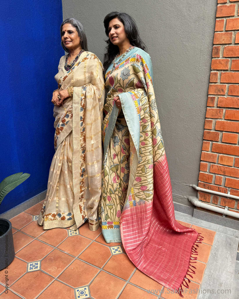 EE-X06548 Kalamkari Kanchi Silk