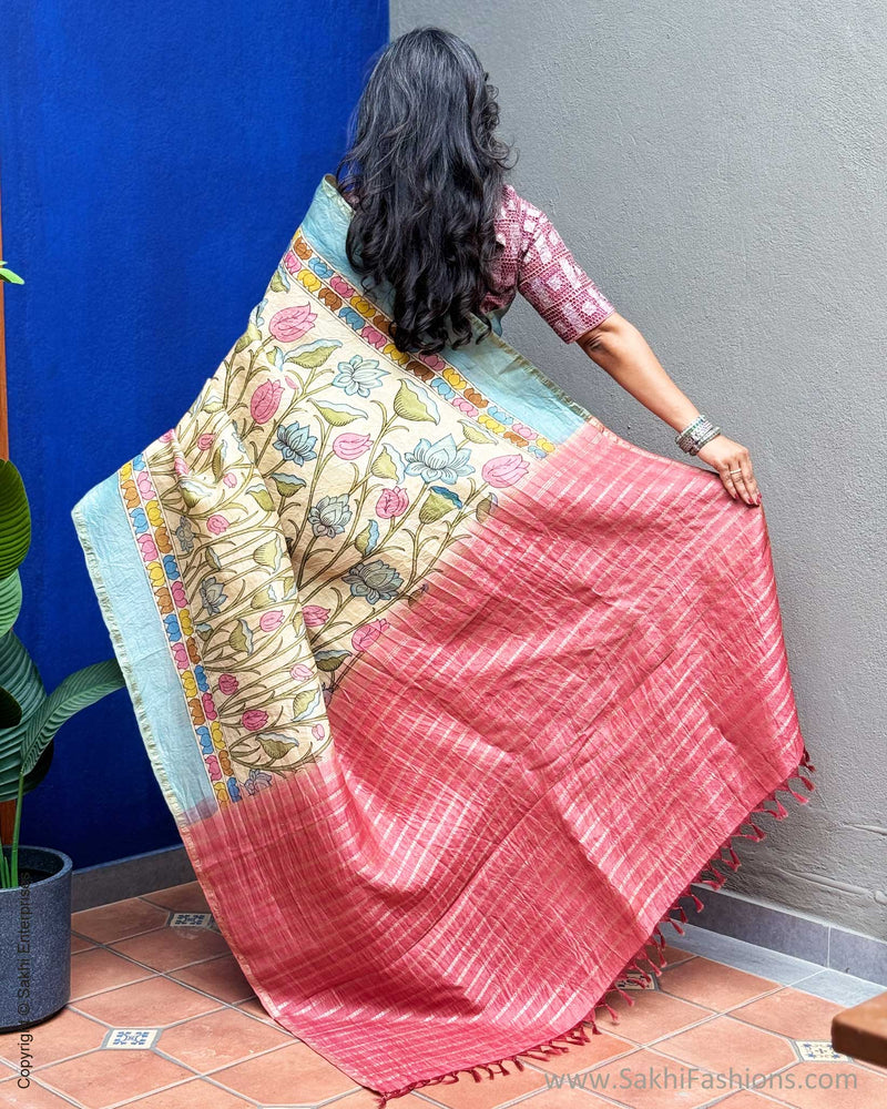 EE-X06548 Kalamkari Kanchi Silk