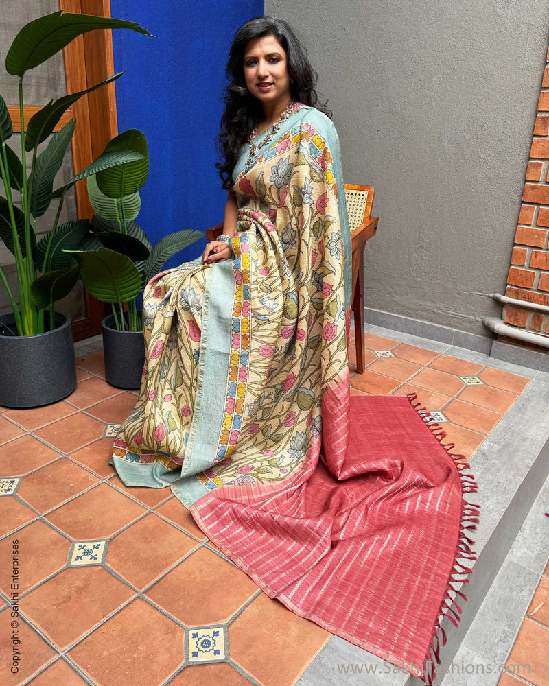 EE-X06548 Kalamkari Kanchi Silk