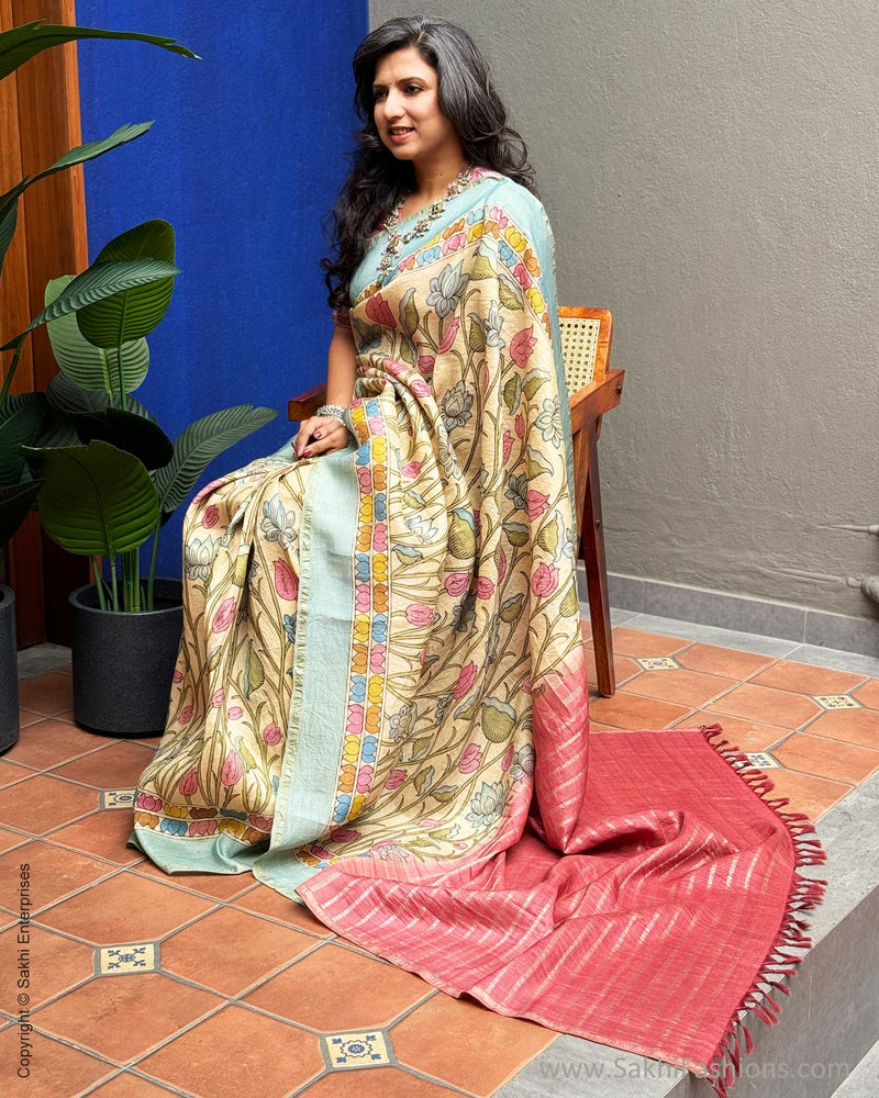 EE-X06548 Kalamkari Kanchi Silk