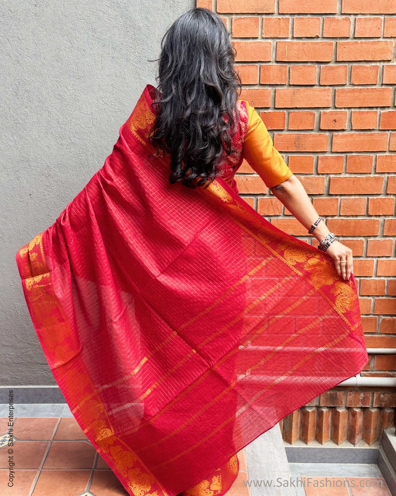 EE-X02626 Red Madurai Cotton