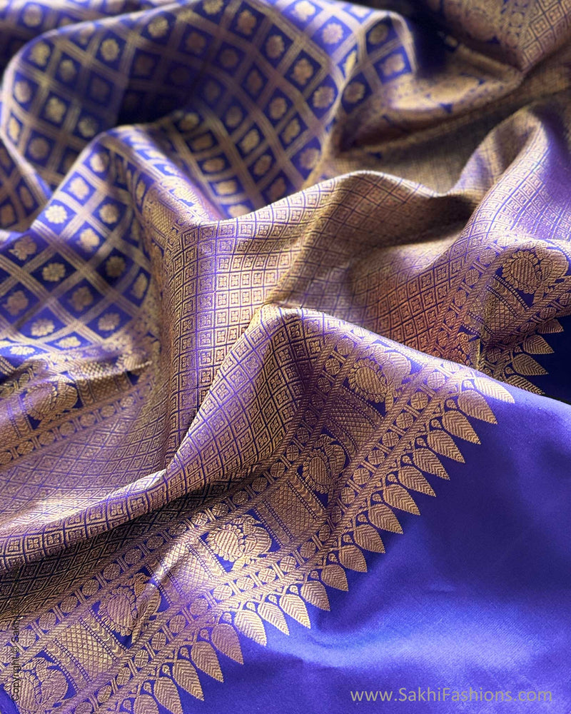 EE-X06260 Blue Kanchi Dupatta