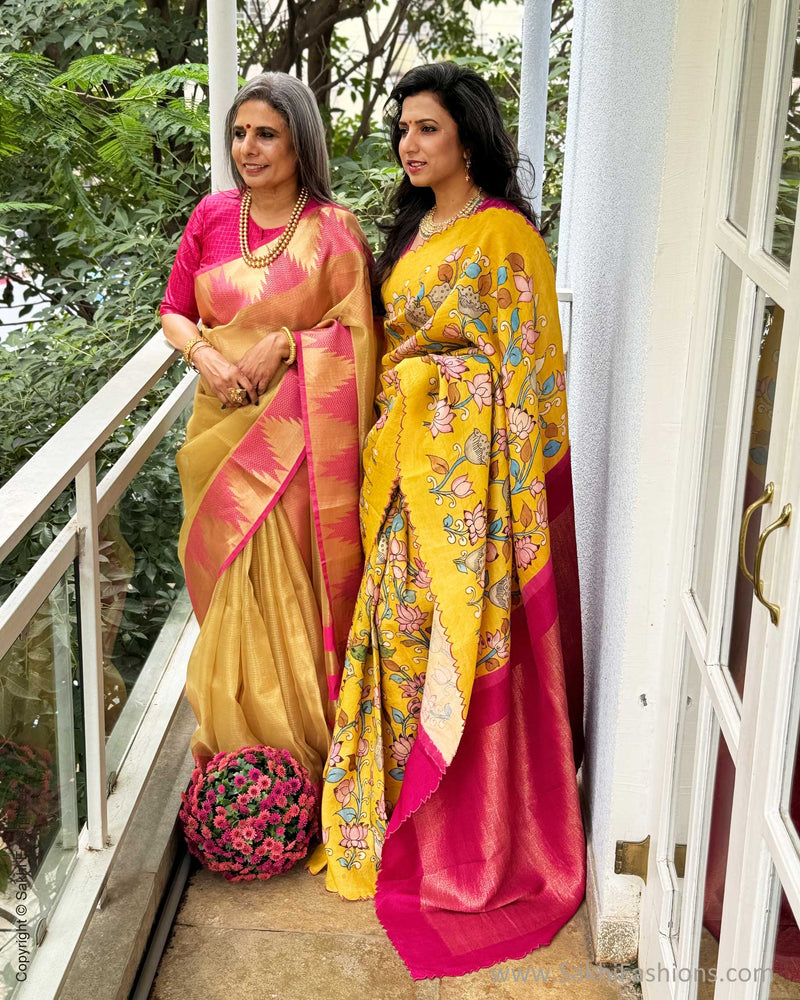 EE-X06555 Gold Kota Saree