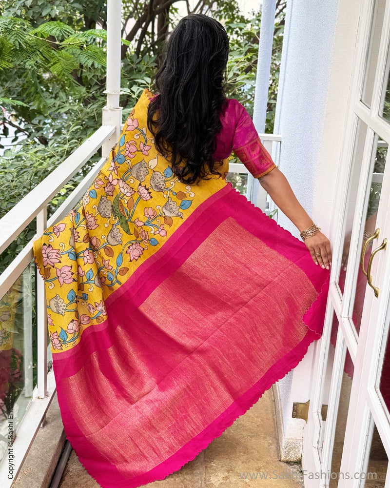 EE-X06550 Kalamkari Kanchi Silk