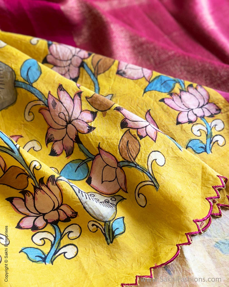 EE-X06550 Kalamkari Kanchi Silk