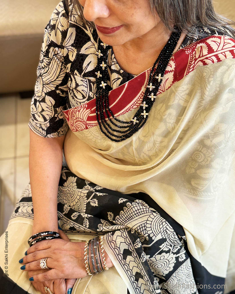 EE-X07621 Georgette Kalamkari