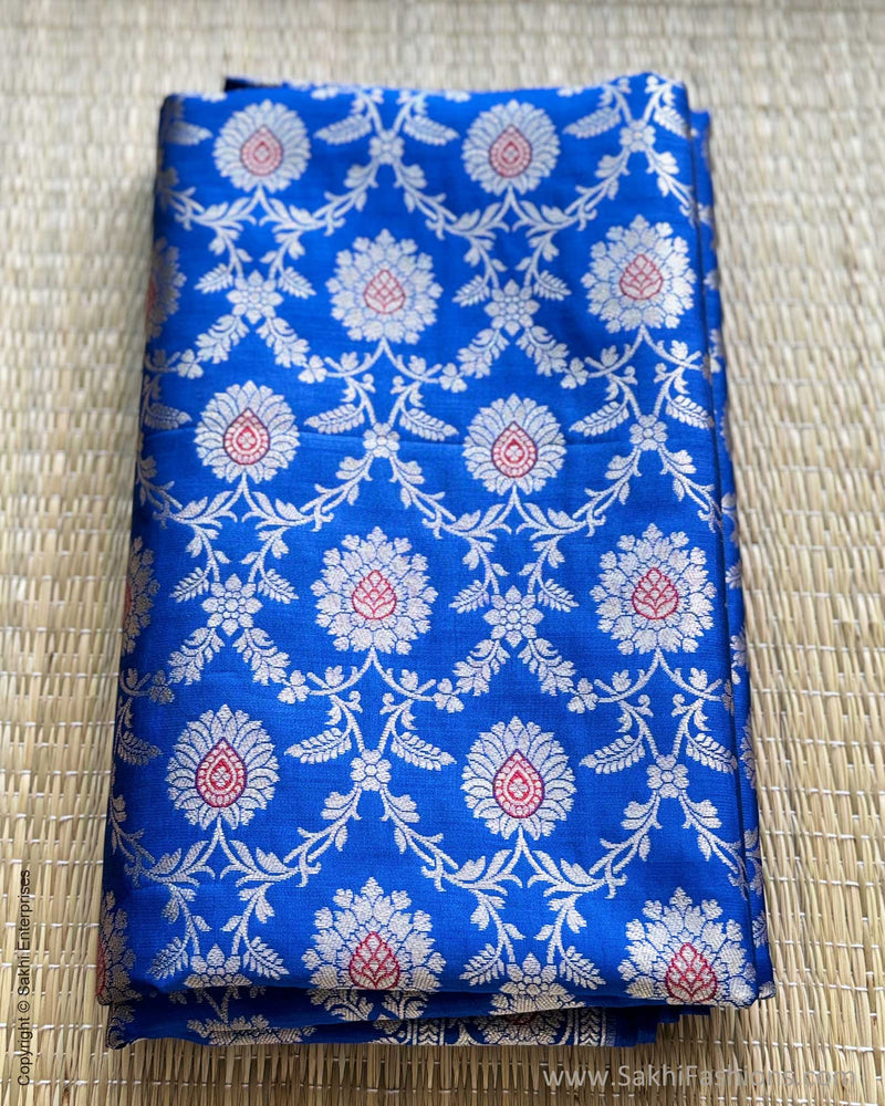 DP-X08138 Blue Katan Banarsi Saree