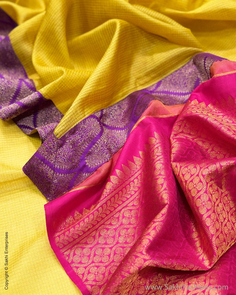 DP-X04323 Tussar Kanchi Collage Sari