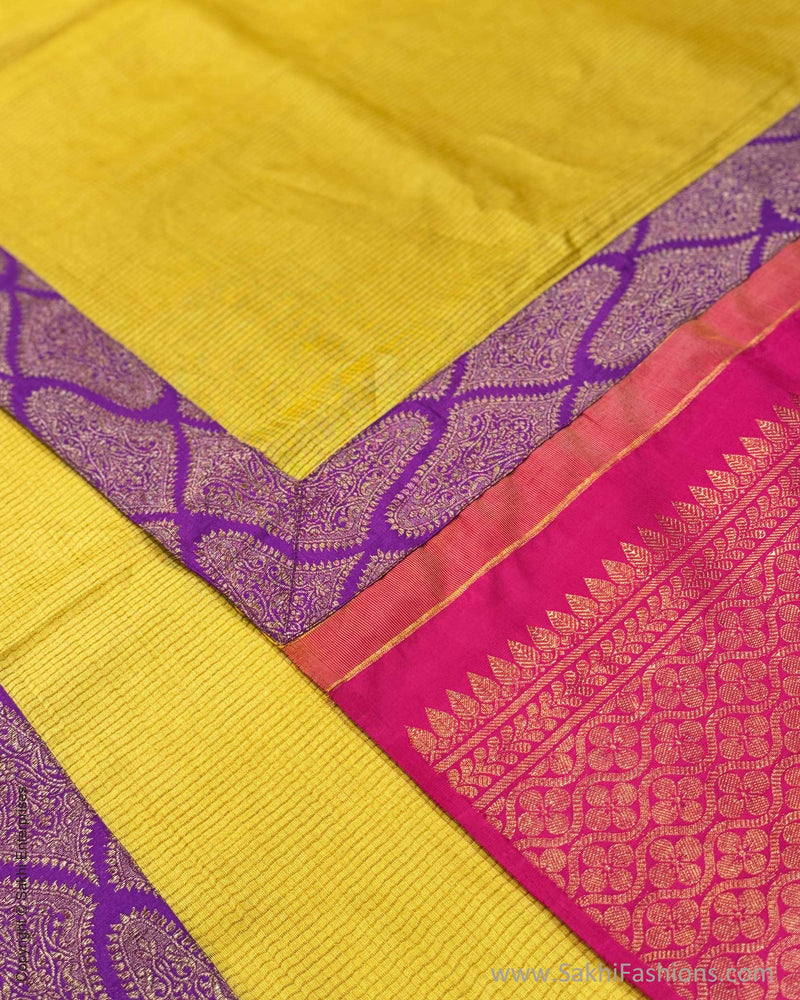 DP-X04323 Tussar Kanchi Collage Sari