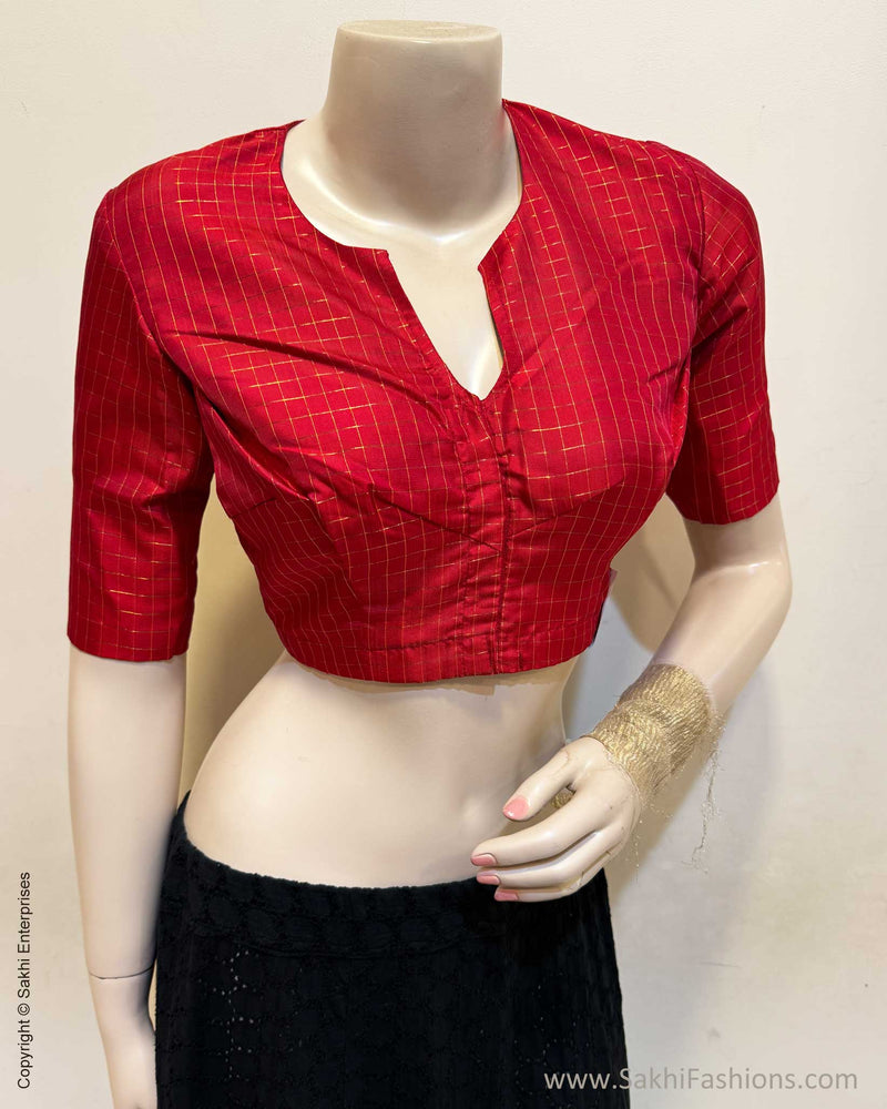 BL-X05601 Red Kanchi Blouse