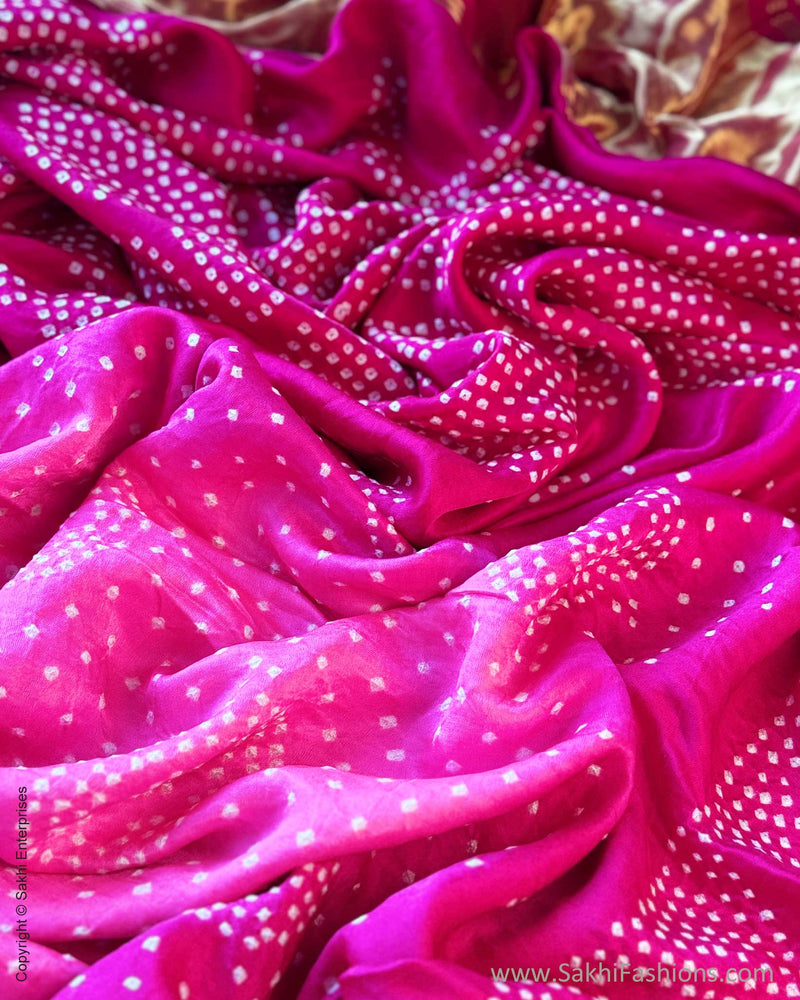 DP-X03093 Pink Raai Gaji  Saree