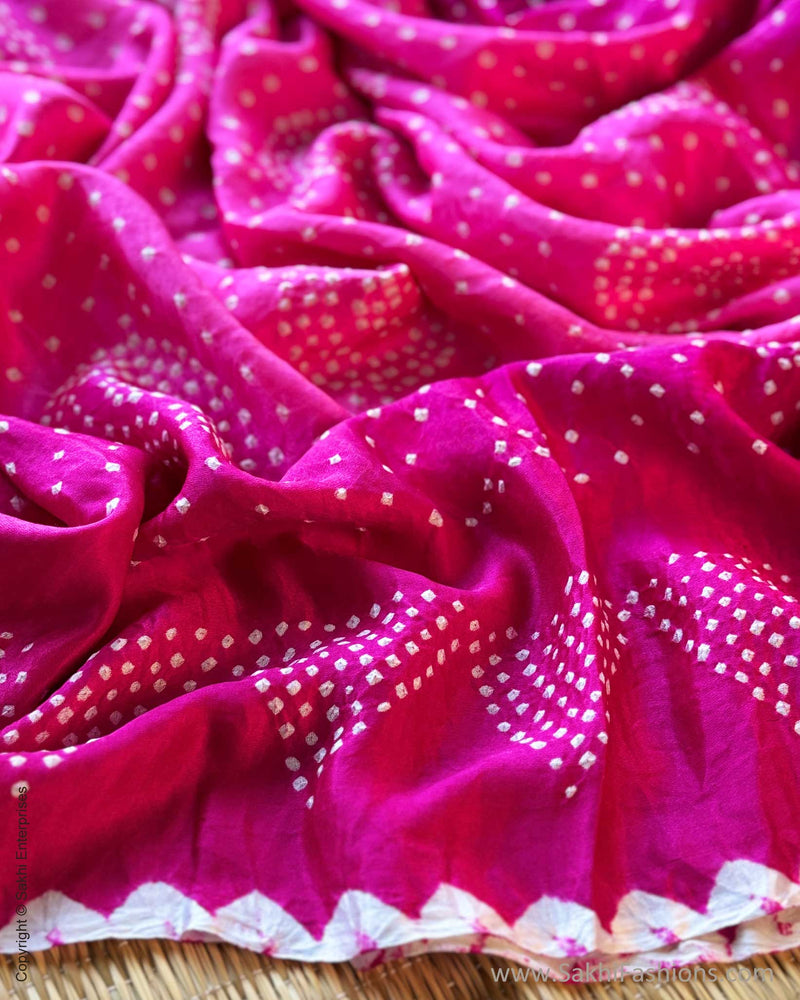 DP-X03093 Pink Raai Gaji  Saree