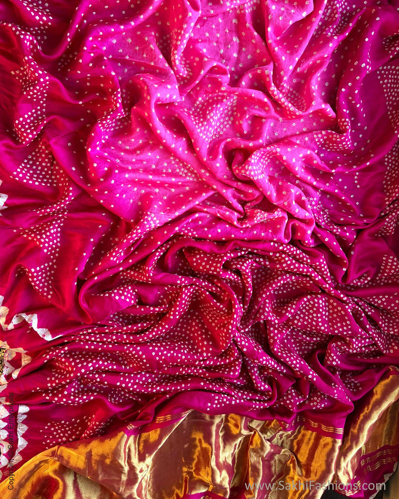 DP-X03093 Pink Raai Gaji  Saree