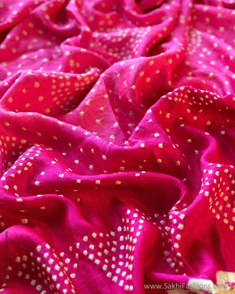 DP-X03093 Pink Raai Gaji  Saree