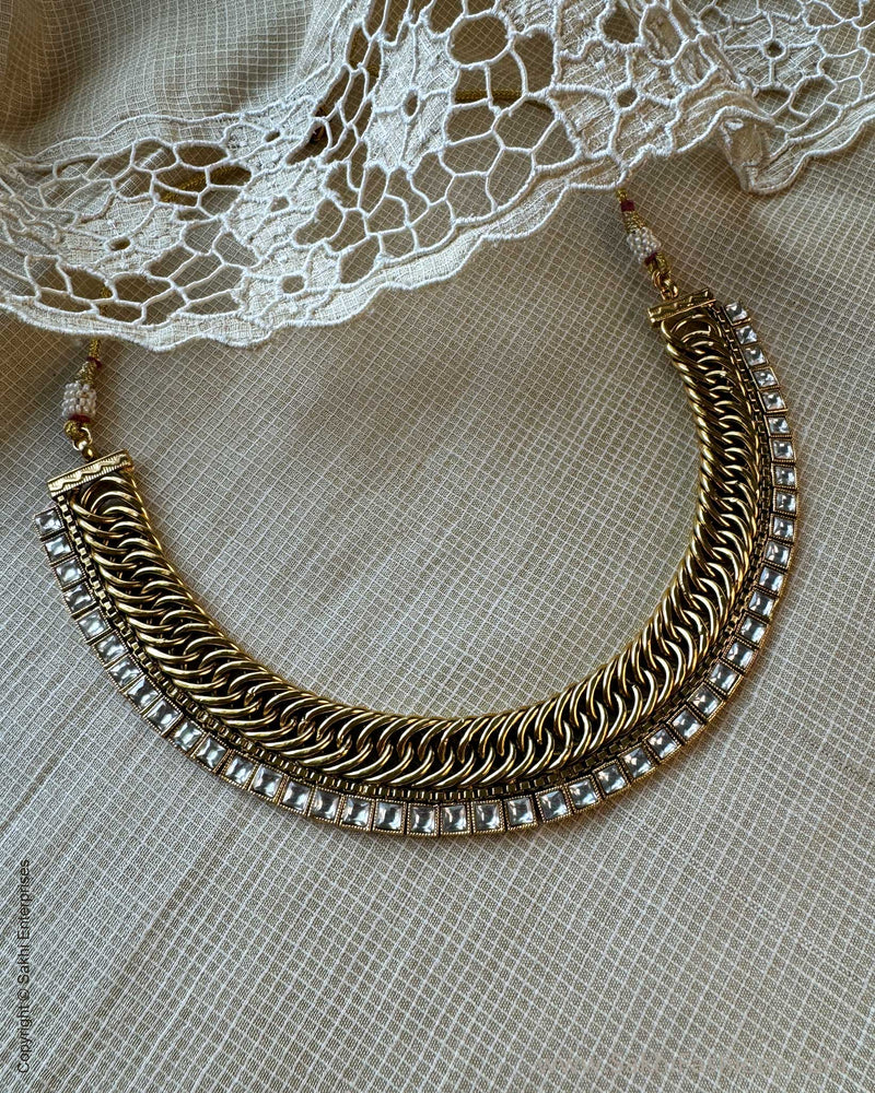 AJ-X10206 Gold Necklace