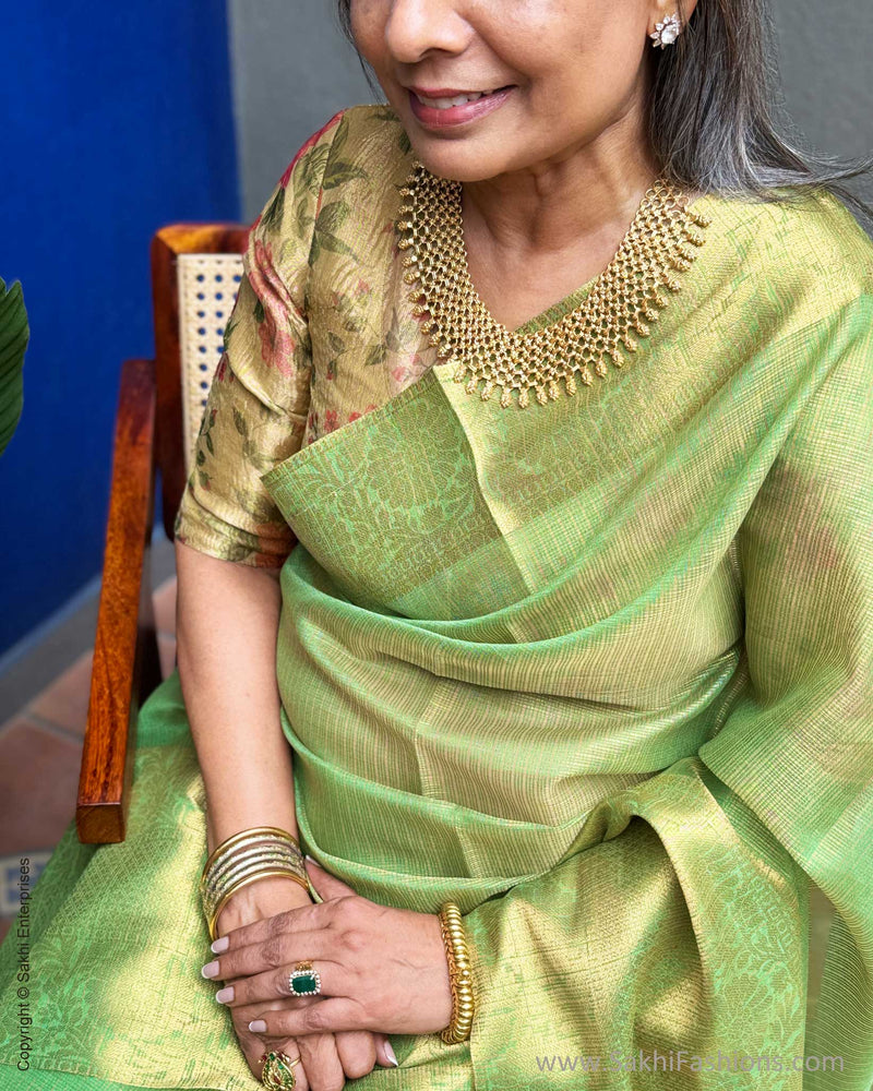 EE-X01682 Green Kota Saree