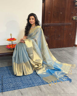 EE-X01679 Blue Kota Saree