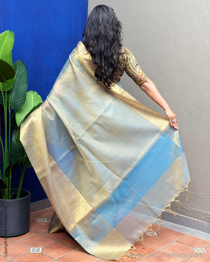 EE-X01679 Blue Kota Saree