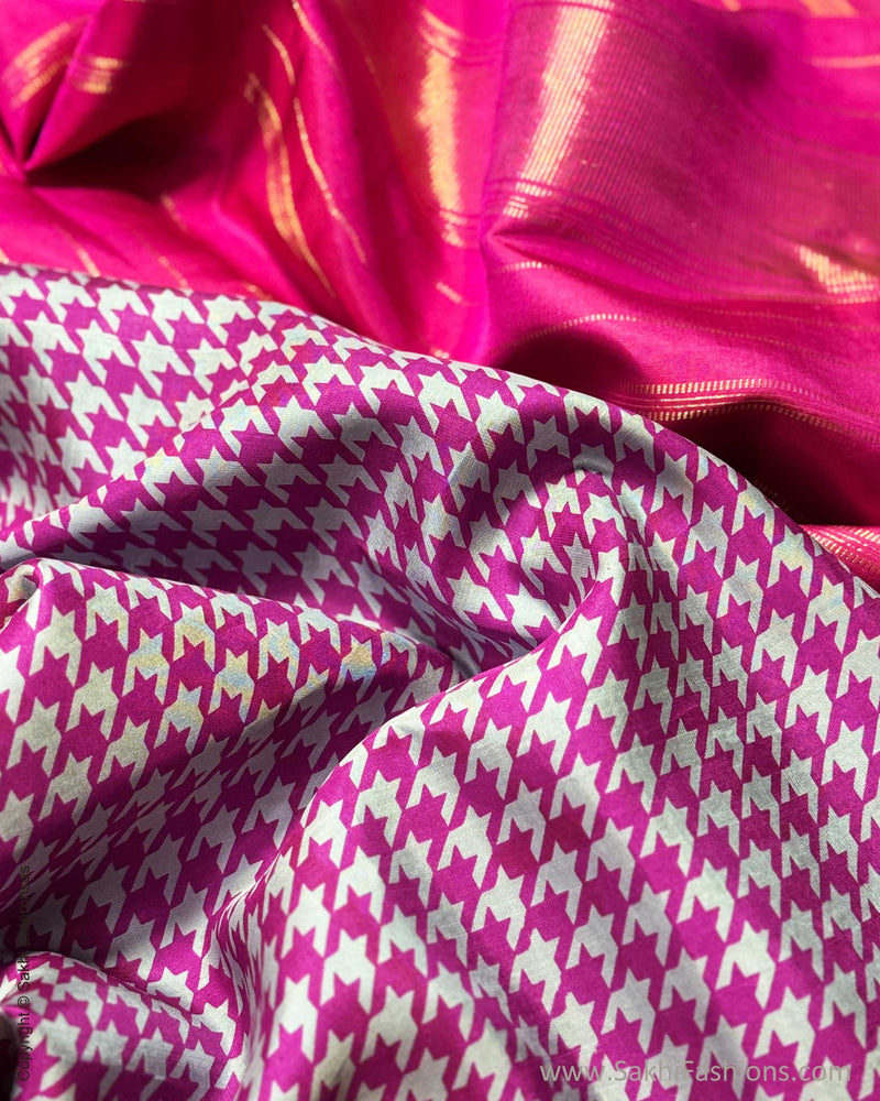 DP-X13761 Houndstooth Kanchi Sari