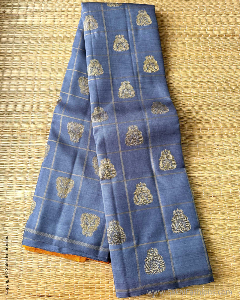 DP-X13895 Grey Kanchi Sari