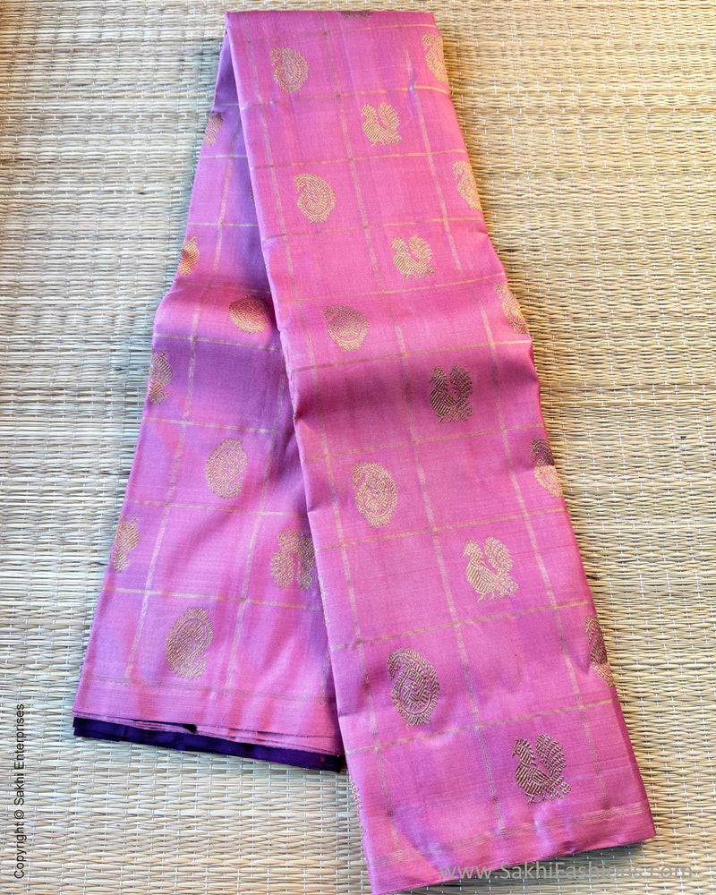 DP-X13896 Onion Pink Kanchi Sari