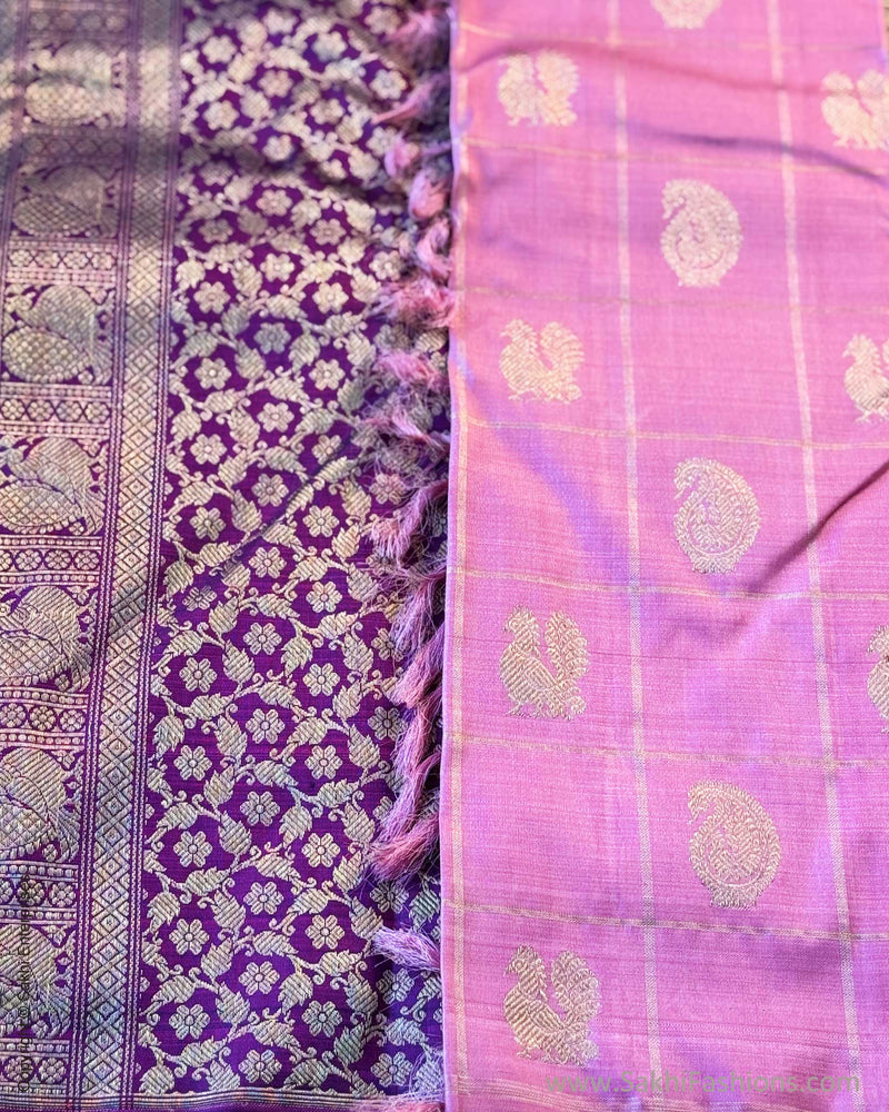 DP-X13896 Onion Pink Kanchi Sari