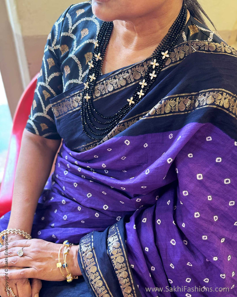 EE-X15967 Burgandy Sungudi sari