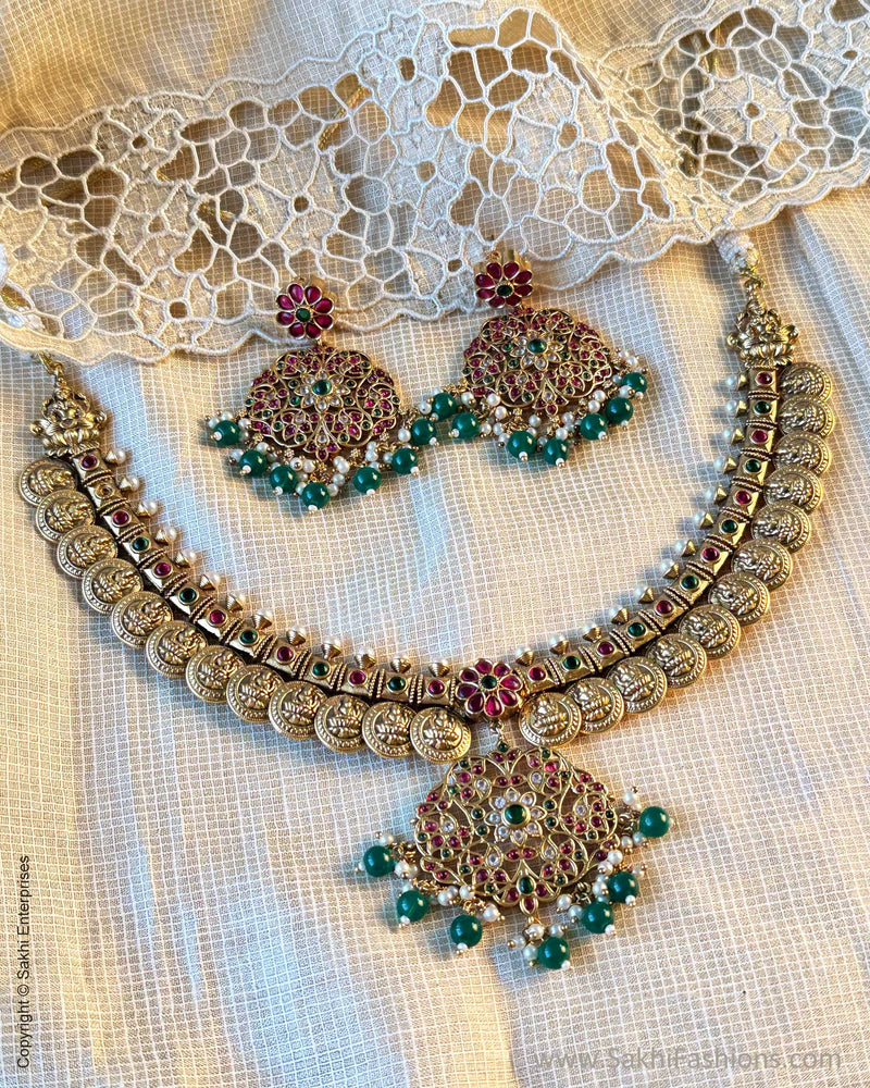 AJ-X15055 Gold Necklace Set