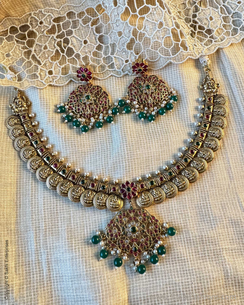 AJ-X15055 Gold Necklace Set