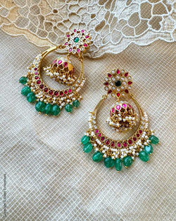 AJ-X16907 Gold Jumka Earring