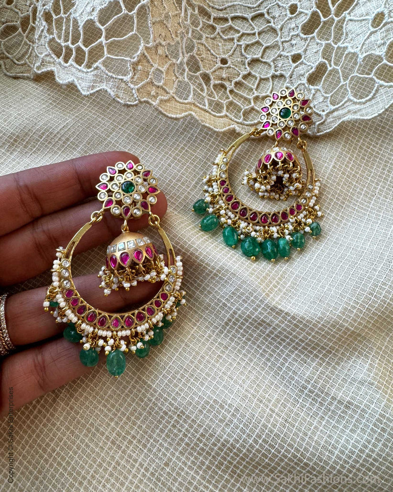 AJ-X16907 Gold Jumka Earring