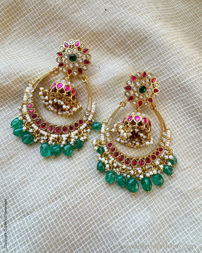 AJ-X16907 Gold Jumka Earring